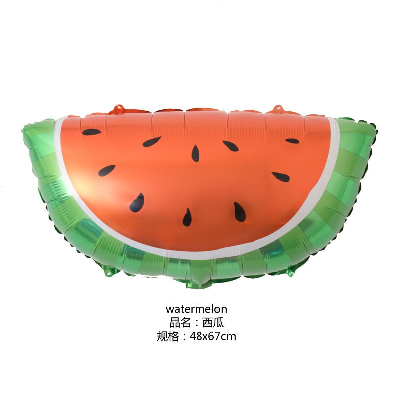 创意卡通铝膜气球节日庆典生日派对布置庆典装饰儿童气球水果菠萝
