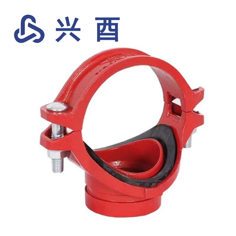 兴酉 沟槽丝机械三通 DN125*40 个高清大图