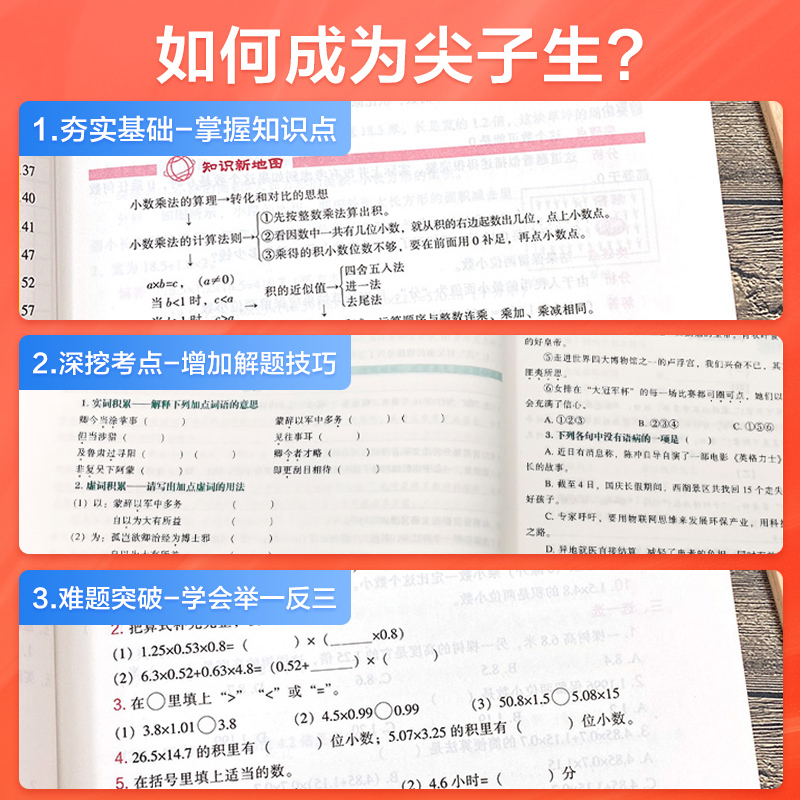 [语文]❤人教版 六年级下 [正版]2025新尖子生题库一1二2三3四4五5六6年级上下册数学语文人教版北师版计算作业本