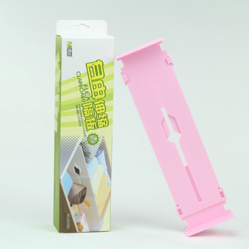 创意高品质 自由伸缩抽屉隔板 塑料收纳隔板袜子内衣分类整理隔板