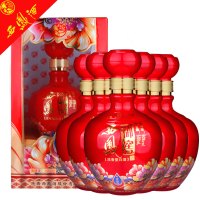 西凤酒50度御窖红坛装优品级浓香型白酒喜婚宴酒送礼盒装酒500ml 整箱6瓶装