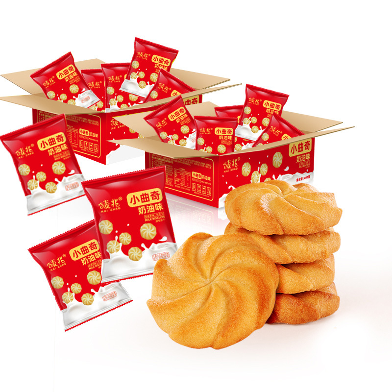 唛兆奶油曲奇小饼干400g 休闲小零食品下午茶点伴手礼