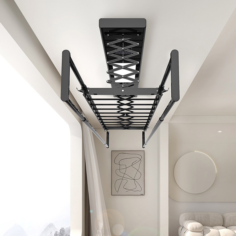 盼盼电动晾衣架全自动升降晾衣架全隐形智能铝合金晾晒j11