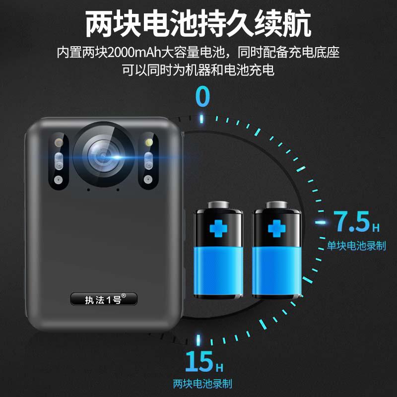 执法1号(ZHIFAYIHAO) DSJ-W6 高清 GPS版 256g 记录仪 (计价单位:台) 黑色高清大图