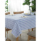 家柏饰(CORATED)茶几pvc桌布防水防烫防油免洗格子餐桌布长方形塑料台布北欧风