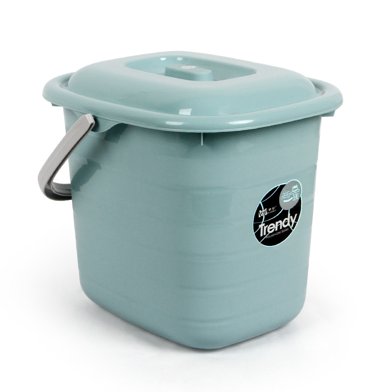 创意塑料加厚长方形带盖手提金铂喜家用米桶储水桶水桶