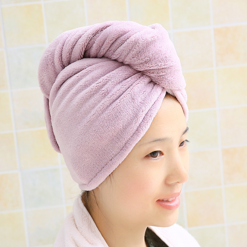 韩式女士加厚可爱超强吸水干发帽子包头巾浴帽速干毛巾长发擦头巾北欧