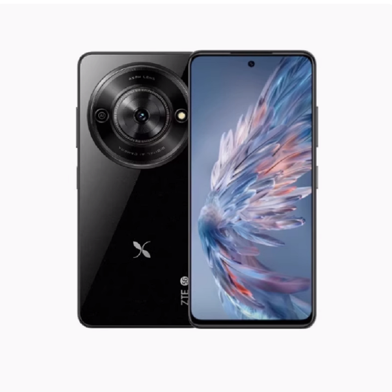 中兴(ZTE) 小鲜60 6+128G 5GAI 手机 120HZ 紫光T760八核芯 黑色 6.56英寸高清大图