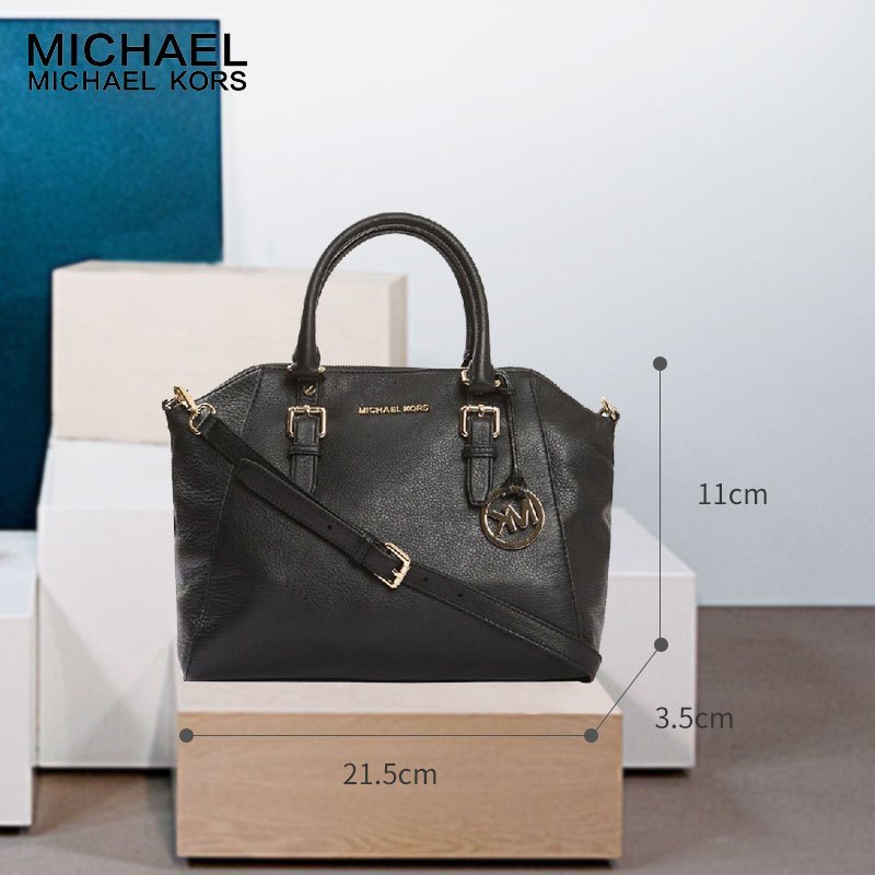 迈克·科尔斯(MICHAEL KORS) MK女包 欧美时尚单肩包头层牛皮手提包 女斜挎包 小号 30H2GBFS3L2