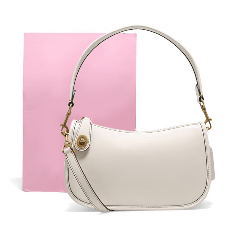 [官方正品]coach蔻驰女包 奢侈品女士专柜swinger系列皮质时尚潮流包