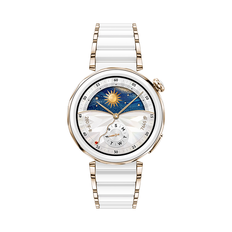 华为(HUAWEI)【新品】WATCH GT5 Pro陶瓷白42mm华为智能手表玄玑感知系统纳米微晶陶瓷情绪健康助手长续航新款