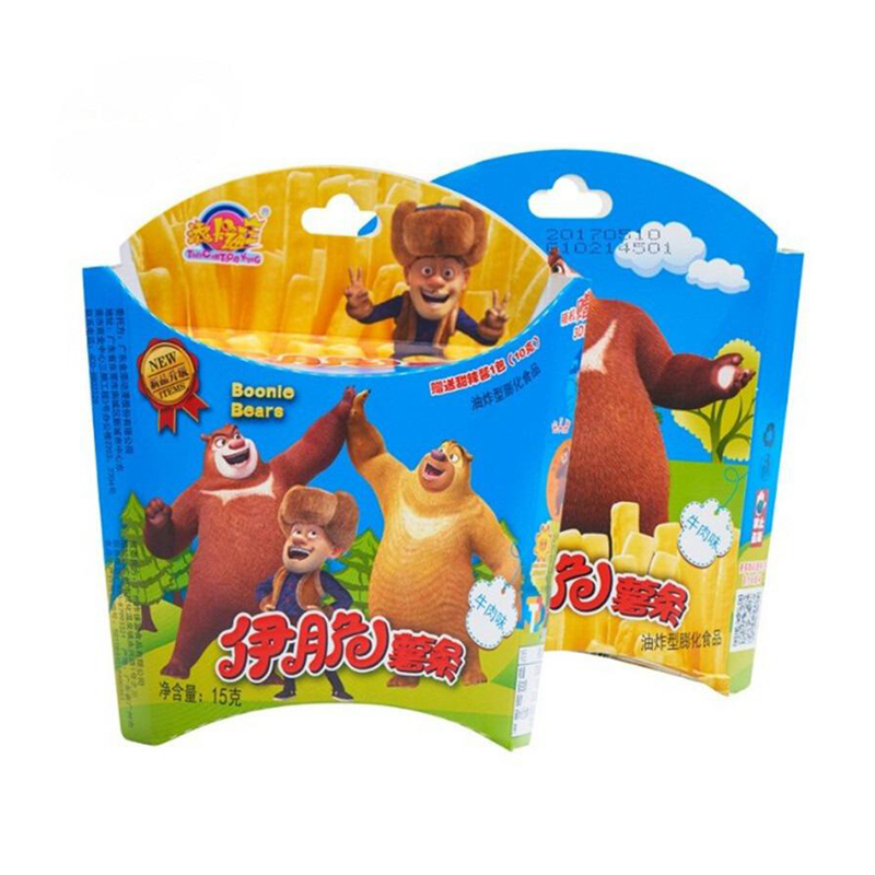 添乐卡通王15g熊出没伊脆薯条牛肉味