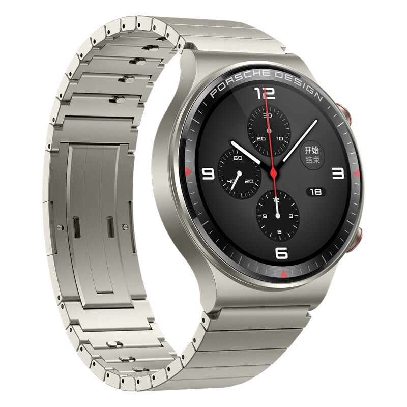 华为HUAWEI WATCH GT 2 保时捷设计款 钛金灰(46mm)华为智能手表 全钛金属设计 蓝宝石表面 陶瓷背壳 蓝牙通话 专业户外运动 钛金灰 WatchGT2保时捷设计