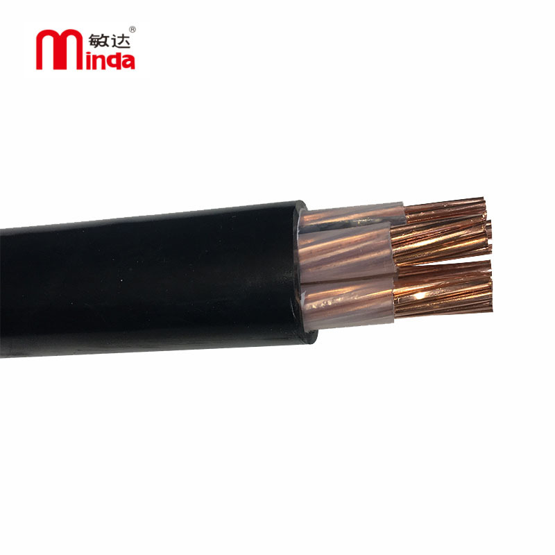 敏达电线电缆阻燃ZR YJV 3X50十1X25 国标纯铜 三相四线50平方