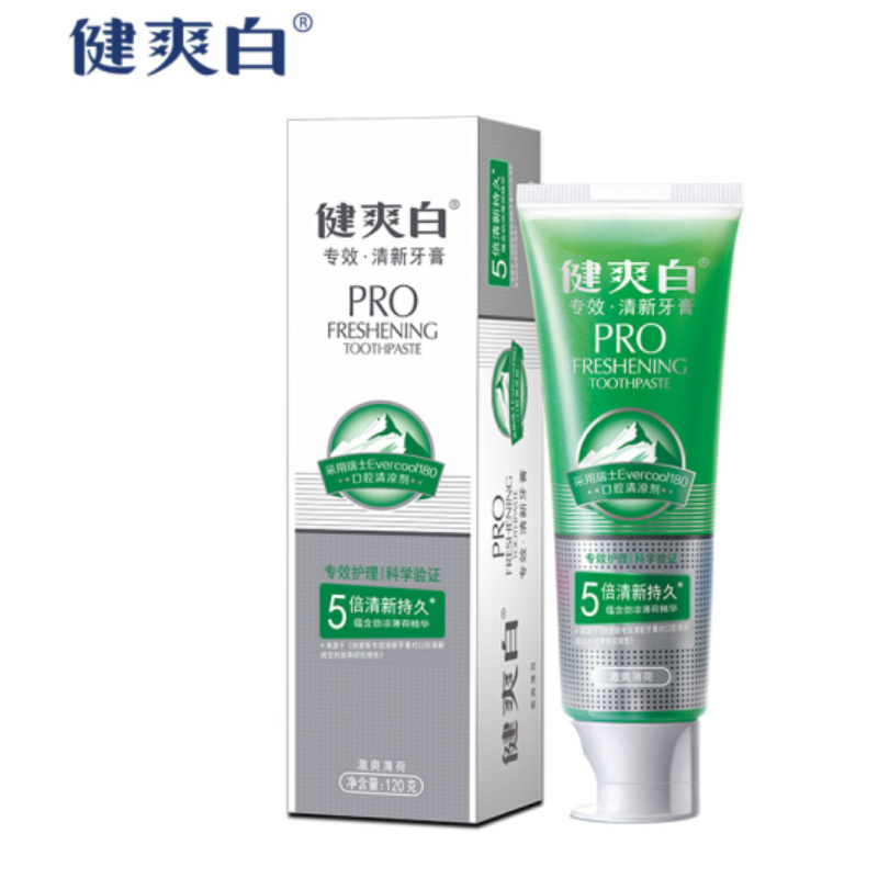 120g健爽白专效清新牙膏