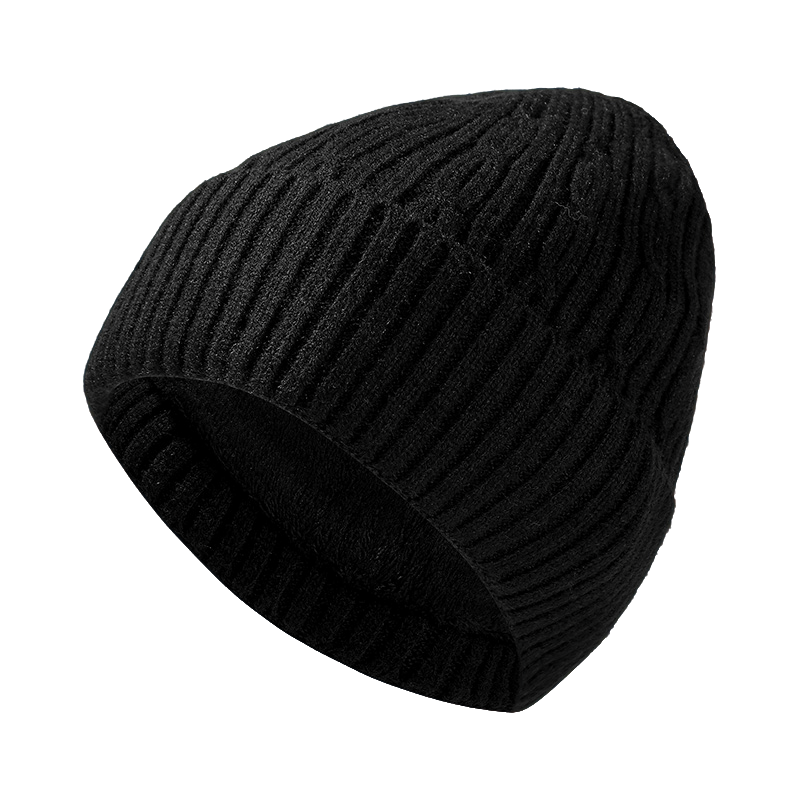 鸽护 毛线帽 GH170QDK-黑色 顶高清大图