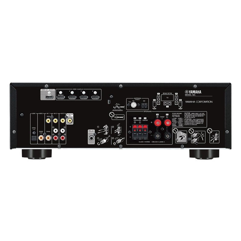 Yamaha/雅马哈 RX-V383 数字5.1家庭影院功放大功率蓝牙 USB收音 金色