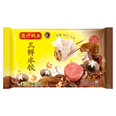 湾仔码头三鲜水饺1kg