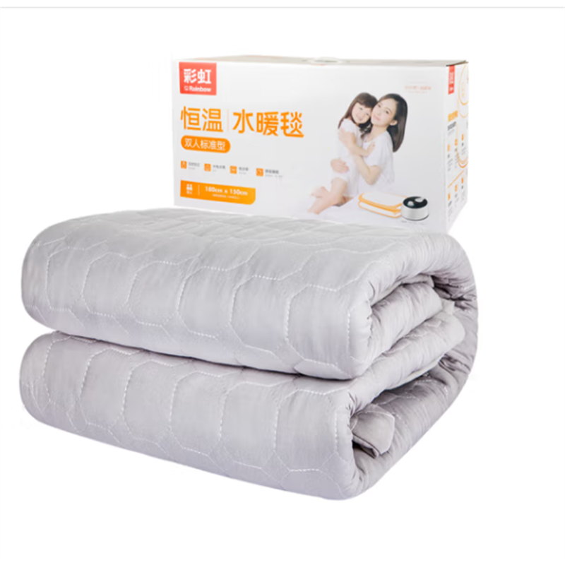 彩虹恒温水暖毯(双人)磨毛面料1.8米*1.5米灰色C190 单床价 默认 默认