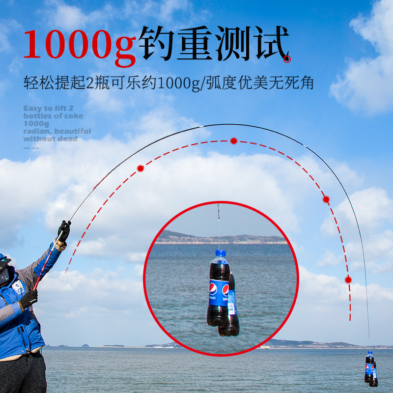 2020新款 正品光威鲫鱼竿 烈火鲫 28调超轻超细碳素鱼竿红色葫芦握手把钓竿手竿鲫竿