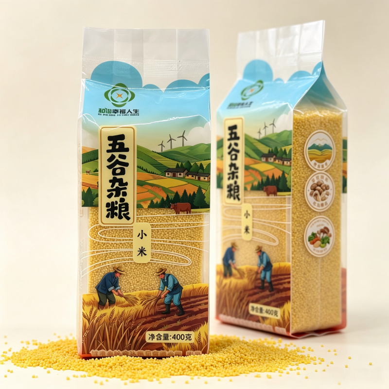 和谐幸福人生 小米 400g 袋高清大图