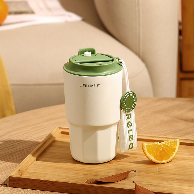 物生物(RELEA) 简醇 保温杯460ml 仙踪绿高清大图