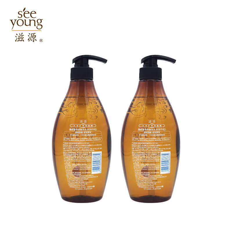 滋源强韧奢养防断洗头水(中干性)两瓶装 535ml+535ml /套高清大图