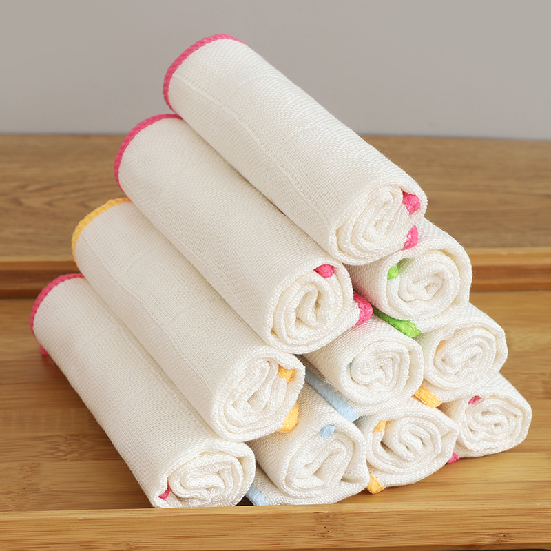 红鲸鱼 百洁布污竹木纤维清洁抹布 绿色 30*30cm 1条高清大图