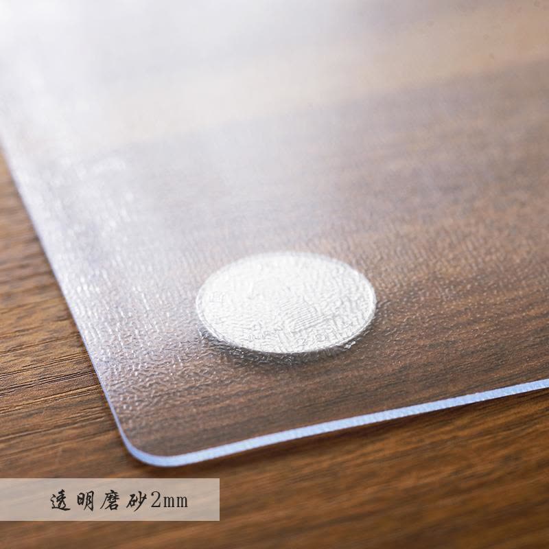 加厚pvc防水防烫防油免洗桌布哦磨砂茶几餐桌垫软玻璃水晶板台布图片