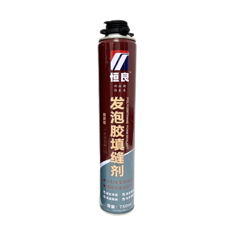 恒良牌发泡胶填缝剂750ml 850g(车皮专用) 750ml850g