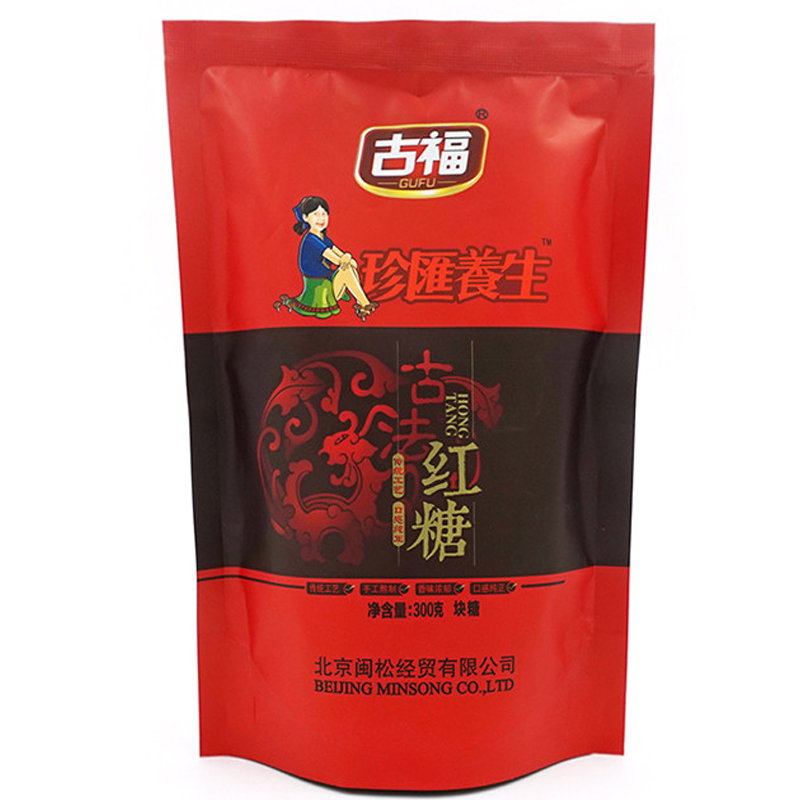 [苏宁易购超市]古福古法红糖300克