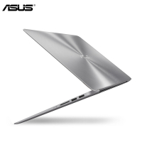 华硕（ASUS）灵耀金属超极本RX310UA7100 13.3英寸轻薄本商务办公超薄学生手提笔记本电脑（i3-7100U 8G 256GB）石英灰/玫瑰金 定制