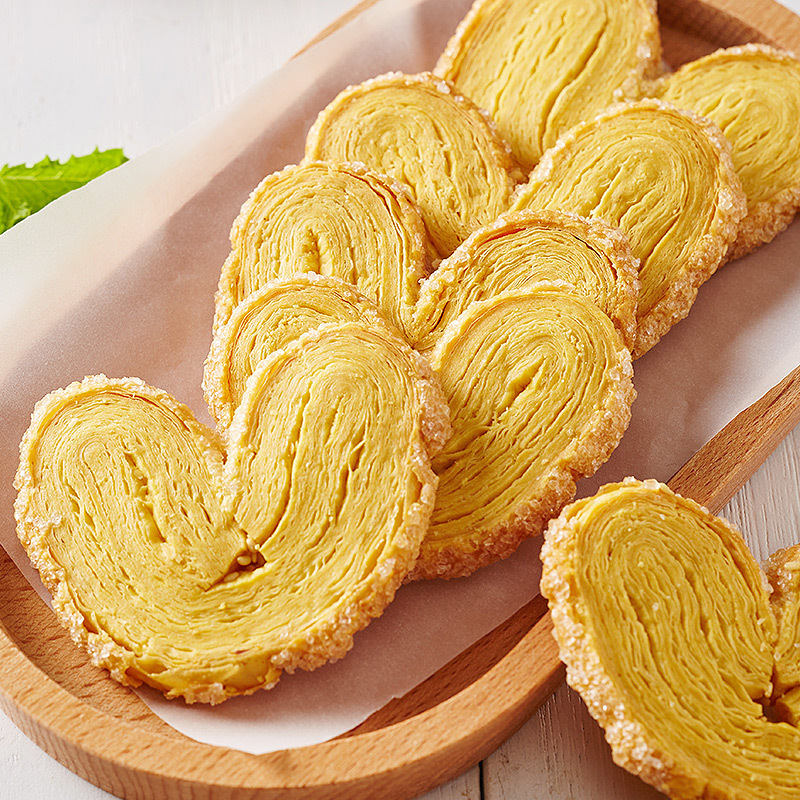 [69元任选10件]欧贝拉蝴蝶酥[原味]130g(内含10包)酥脆小饼干包装散装好吃货零食小吃休闲食品网红饼干怀旧零食