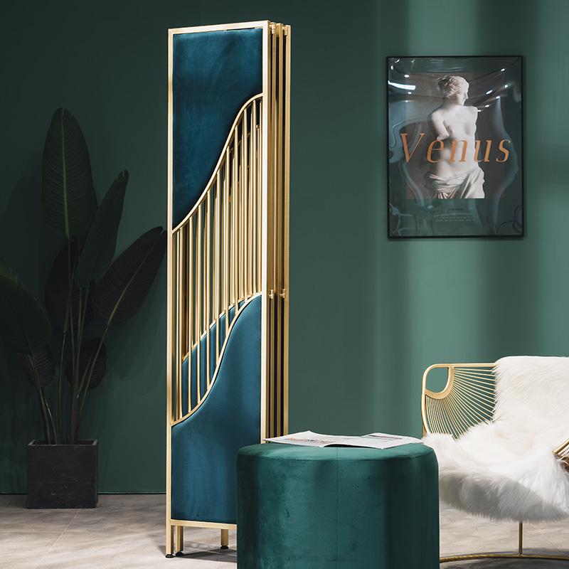 BONJEAN新中式屏风隔断客厅卧室酒店办公室简约现代折叠移动仿墙镂空折屏高清大图