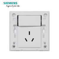 西门子(SIEMENS)开关插座 悦动雅白系列一开10A三孔插座5UB80833NC01