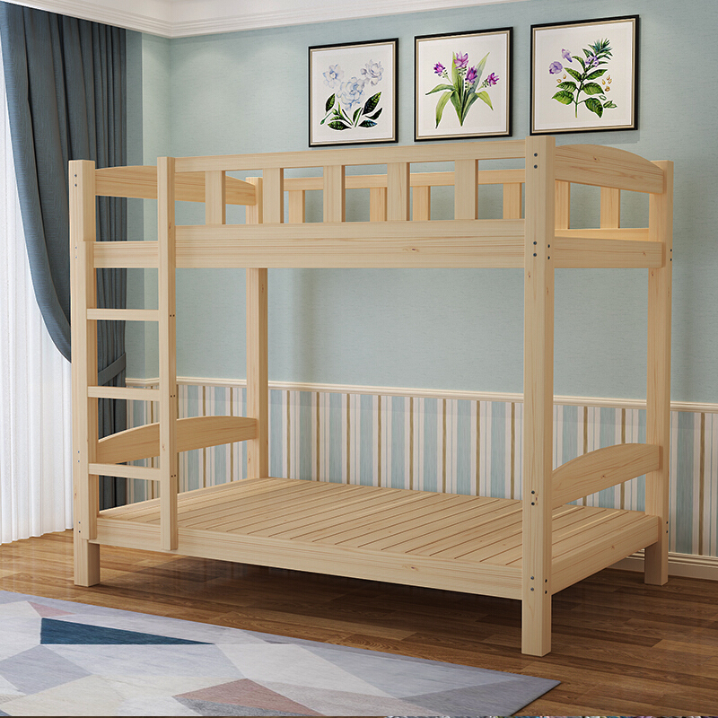 金菲罗格实木上下床宿舍员工床 2000x1500*1600