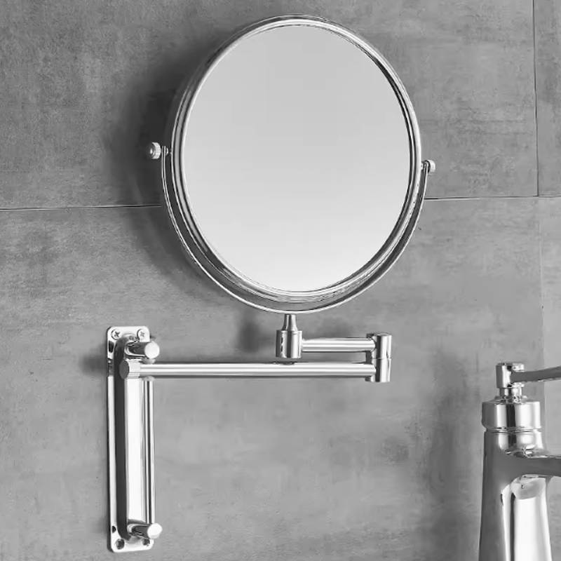 LONMATE 伸缩浴室镜子8寸 一个高清大图