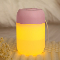 新款小夜灯加湿器家用usb大容量大喷雾夜灯静音迷你空气净化 礼品
