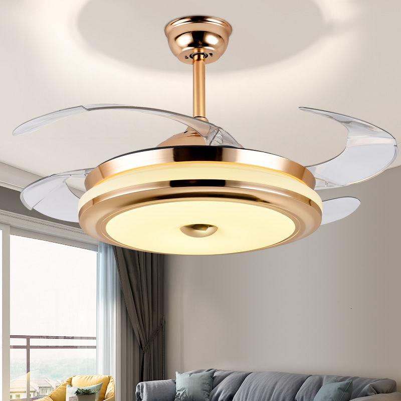 风扇灯隐形吊扇灯客厅餐厅卧室led风扇吊灯家用简约现代电扇灯具参数