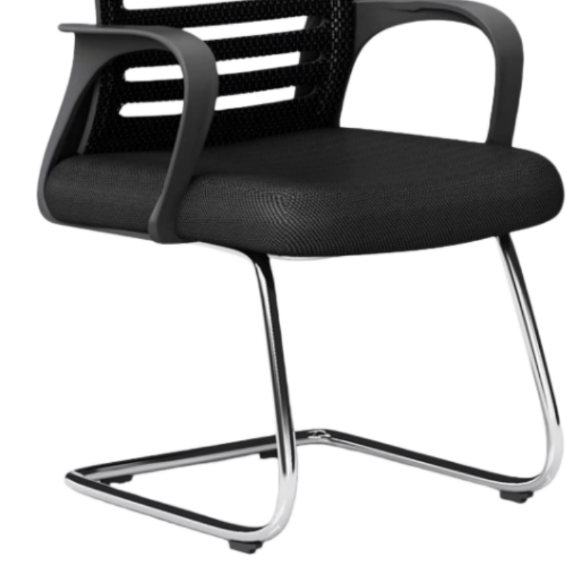 乐琪艺 弓形电脑椅 黑色 把高清大图