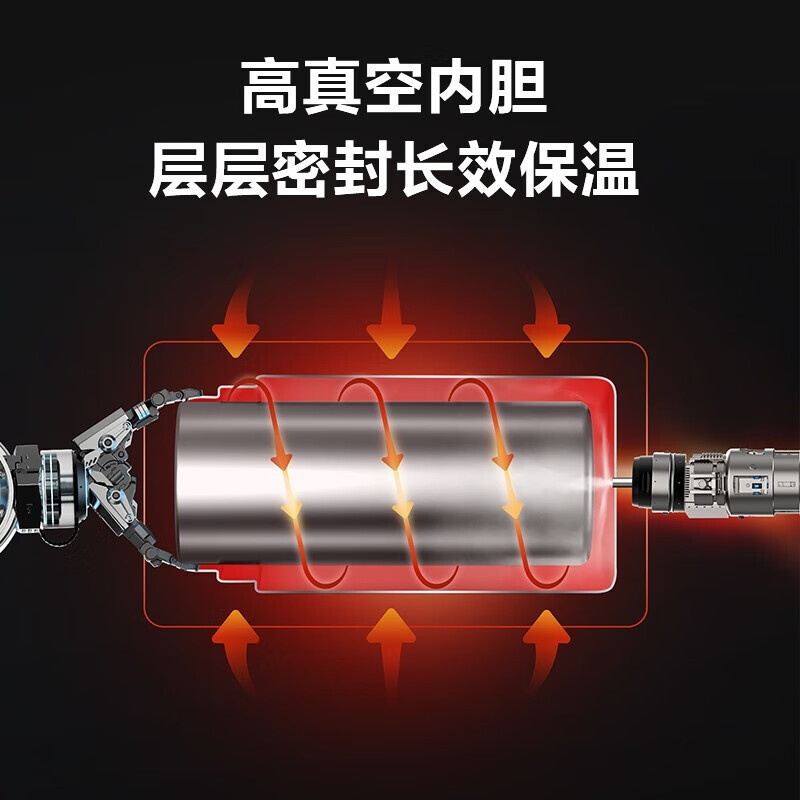 苏泊尔(SUPOR) 保温提锅 KF27AL10夜幕黑 2.7L高清大图