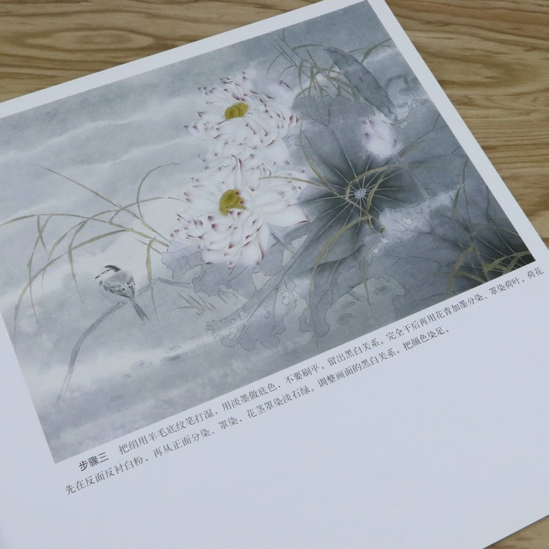 [正版]微瑕非全新工笔禽鸟画法中国画技法丛书 2册 刘文斌经典国画鸣禽仙鹤白描精解教程临摹实技怎样画工笔花鸟画方政和画