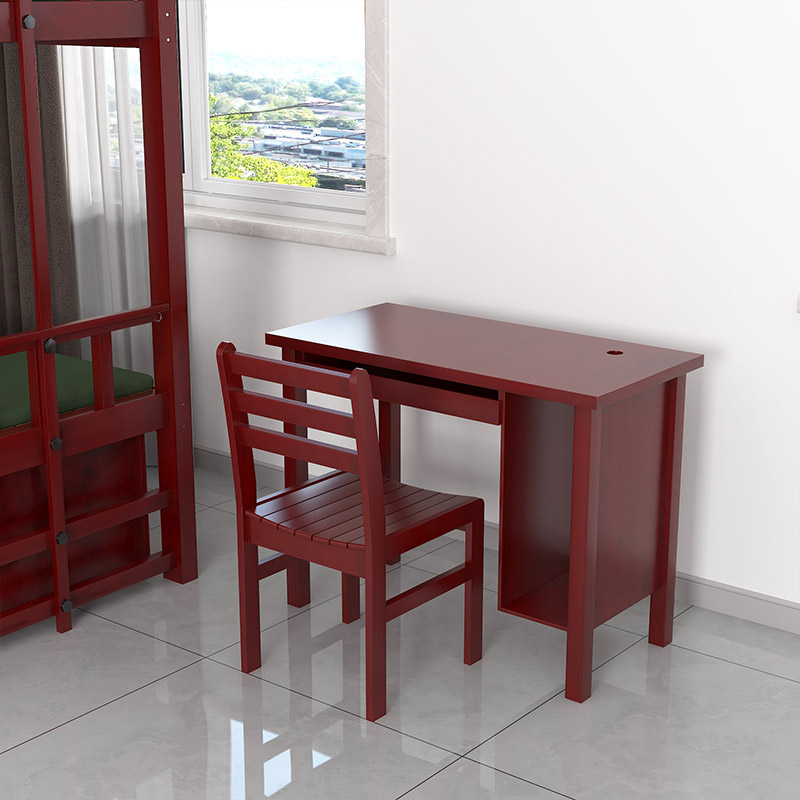 臻远 ZY-JFJJ-17 实木办公椅木质椅子宿舍学习椅高清大图