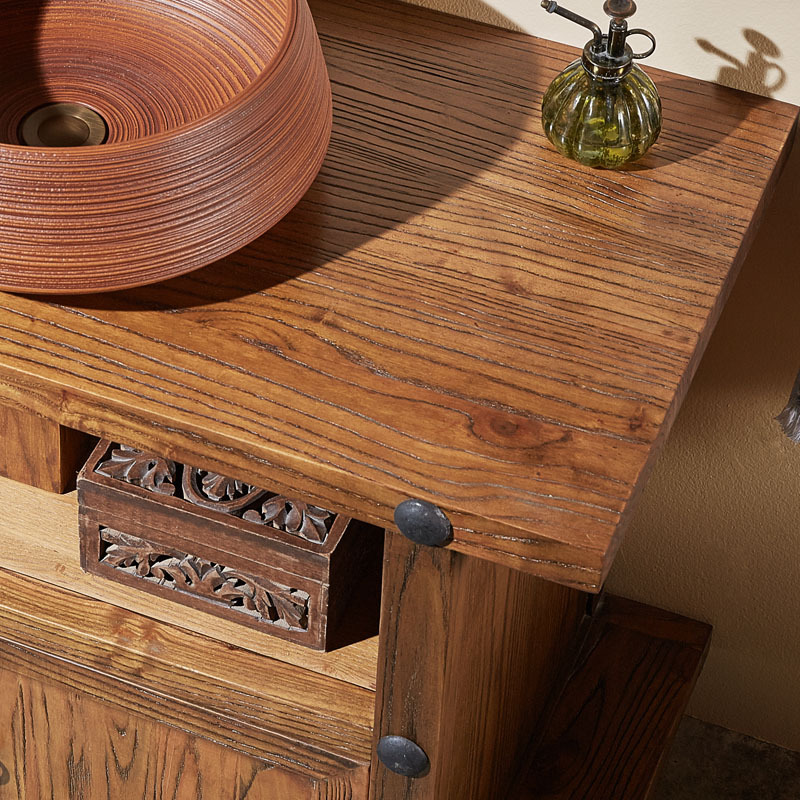 苏宁放心购仿古复古古典榆木实木洗手盆洗脸台梳洗现代新中式浴室柜组合落地a Style报价 参数 图片 视频 怎么样 问答 苏宁易购