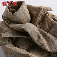 yaloo/雅鹿羽绒服女中长款2018新款韩版冬时尚过膝保暖鸭绒外套潮