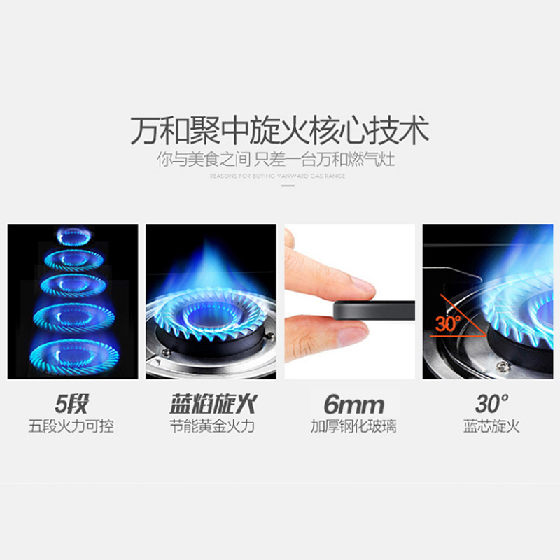 万和(Vanward)侧吸式抽油烟机燃气灶具烟灶套餐套装吸油烟机两件套 J220A+B8-L318XW 天然气高清大图