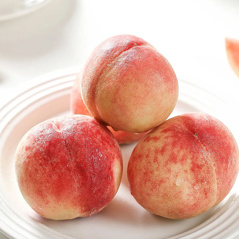 [苏鲜生] 云南新鲜红宝石水蜜桃蜜桃 新鲜水果 净重5斤 中果 单果70-100g 应季现摘脆甜毛桃子 整箱高清大图