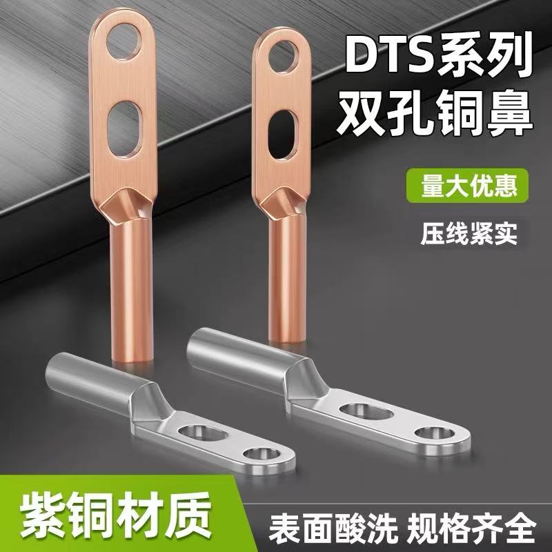 全铜接线端子DTS(双孔型镀锡)新型高清大图