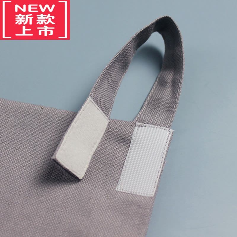 可莉允大小挂式布袋椅子扶手收纳袋日式书本挂袋布艺沙发宿舍床头手机袋图片