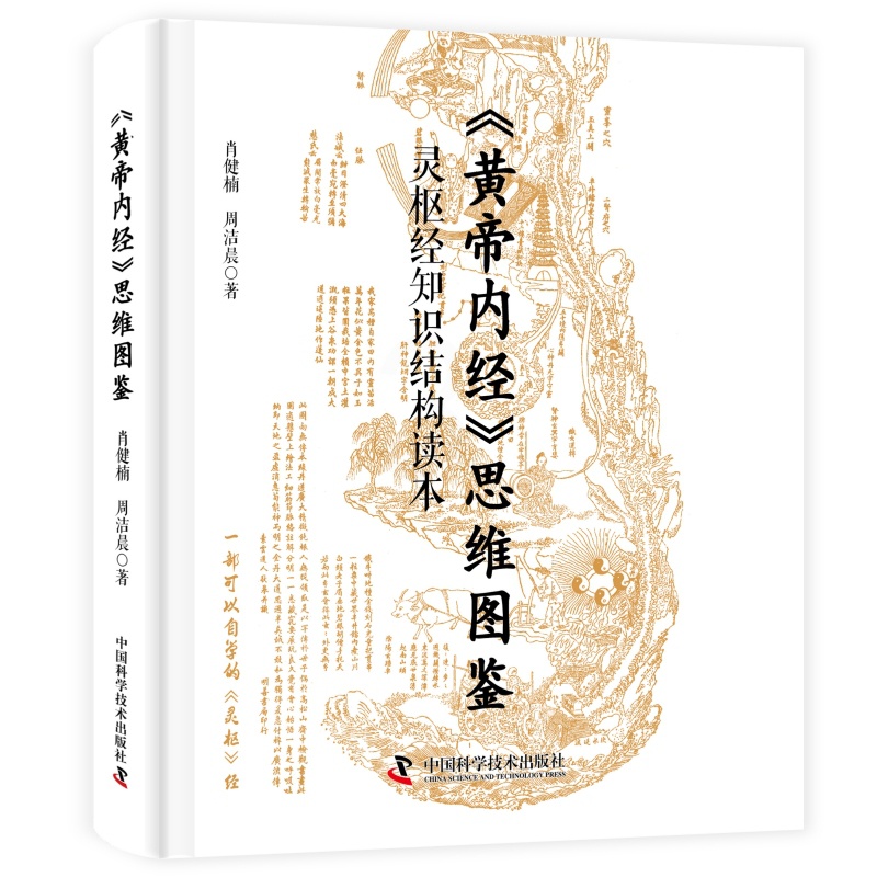 《黄帝内经》思维图鉴:灵枢经知识结构读本 [正版]黄帝内经思维图鉴 肖健楠 周洁晨 灵枢经知识结构读本 中国科学技术出版高清大图